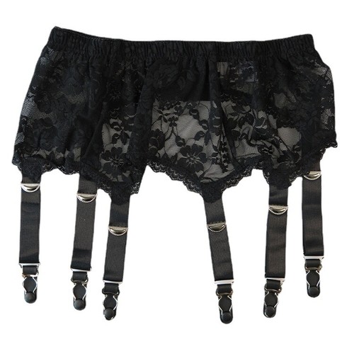 Allacki black floral - black, lace