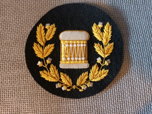 Drum major rank badge gold - major,