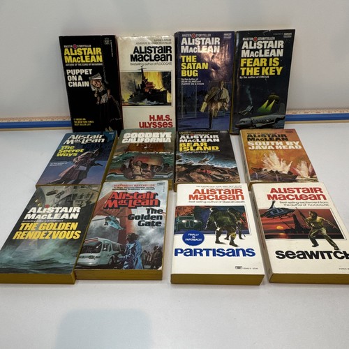 Alistair maclean paperback lot - maclean,