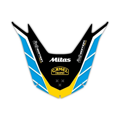 Custom rear fender graphic - rear,
