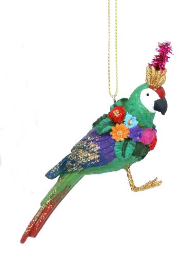 Christmas tree parrot - christmas,