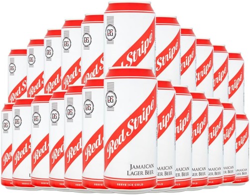 Red stripe lager - 24, x