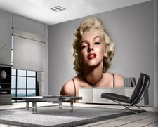 3D Marilyn Monroe Wallpaper Bedroom Wallpaper Living room Background Wall Mural