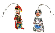 Punch and Judy Hanging Decorations - Punch and Judy Christmas Tree Gifts PJ-Dec