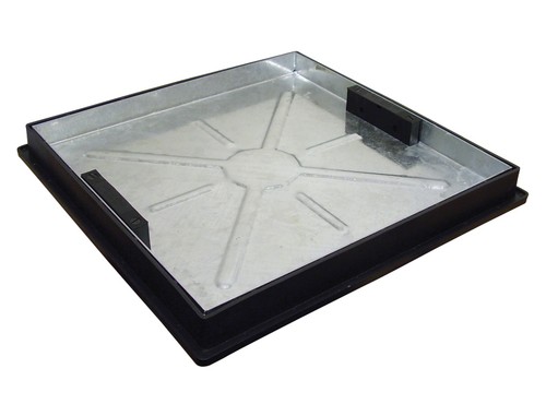Recessed manhole cover with - manhole,