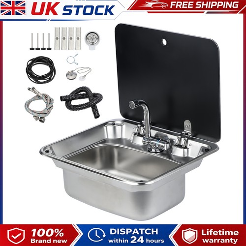 Stainless steel square sink - steel,