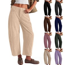 UK Women's Wide Leg Mid Waist