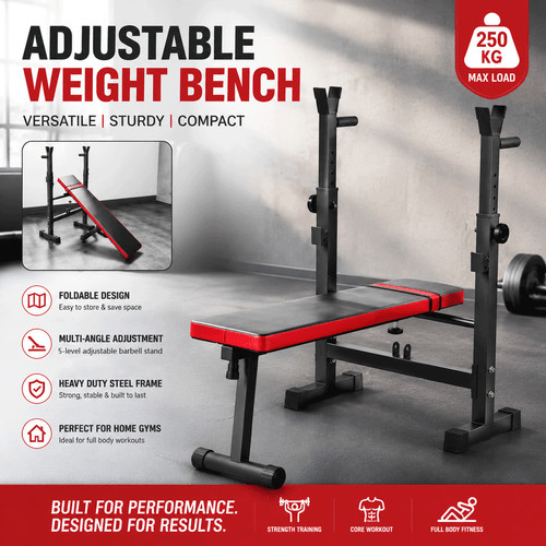 Poriya adjustable weight bench - weight,