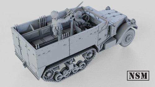 Wwii halftrack mid - m3,