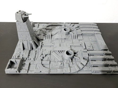 Death star surface - star, tiles