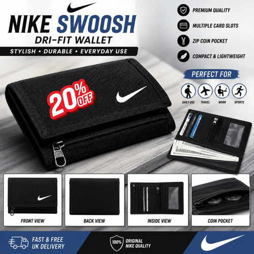Nike wallet unisex - nike, dri-fit