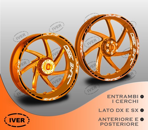 Motorcycle rim stickers ktm
