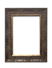 WIDE Ornate Shabby Chic Antique swept Picture frame photo frame MAHOGANY / MUSE 