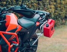 "SADDLE STAY, SILVER WITH