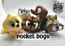 3D-Printed Dog Fidget Sausage Shiba Inu Corgi Golden Retriever Yorkshire Terrier