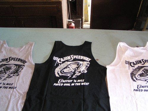 Cajon speedway tank tops - speedway,