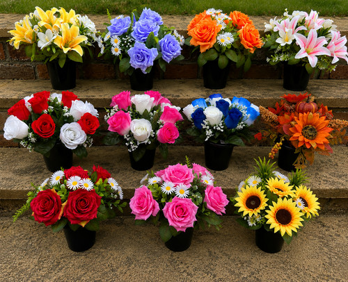 Memorial grave flower cemetery - grave,