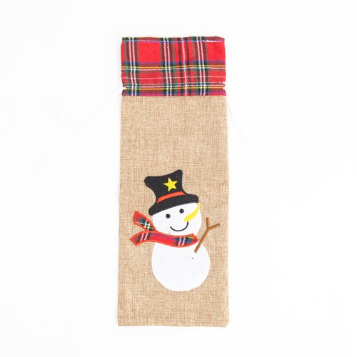 Snowman tartan natural - tartan,