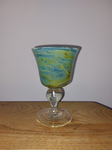 Mdina wine glass - /goblet, "sea
