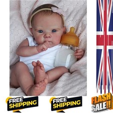 Reborn Baby Dolls Kids Gift 18" Full Silicone Real Body Doll Newborn Handmade