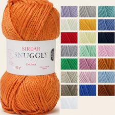 Sirdar Snuggly Chunky 100g - All Shades Knitting Yarn Crochet Wool Nylon Acrylic