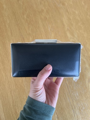 Silver handbag purse metal - silver,