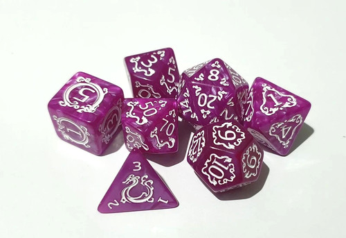 Dnd dice set polyhedral resin - dice,