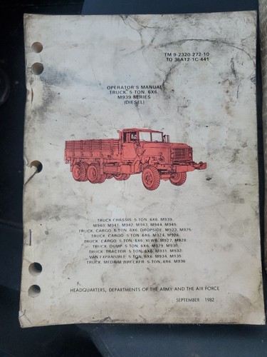 Truck ton m939 series diesel - series,
