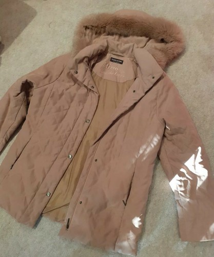 Real fur padded winter jacket - fur,