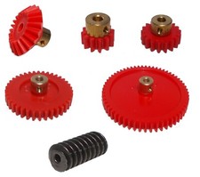 Model Plastic Gears with Brass