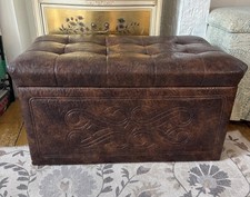 Vintage Brown Faux Leather