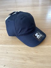 Starter Black Label Baseball Cap New One Size Black Cream Bnwt