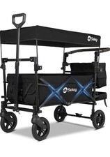 Black Kids Folding Wagon with