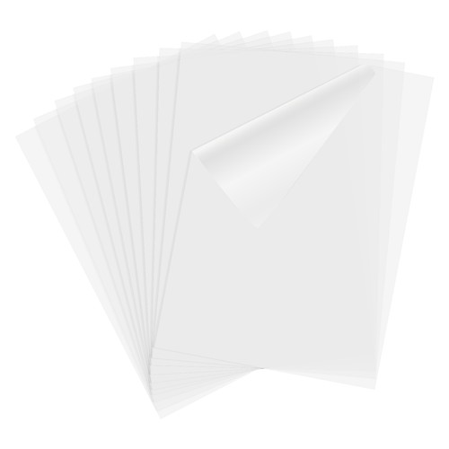Pcs 8 clear acetate - 8.3"x5.8",