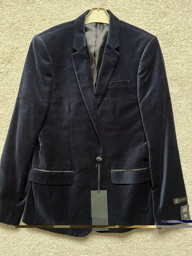 River island men navy - island, velvet