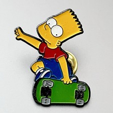 The Simpsons FOX 2000 Bart Pin Badge Vintage Rare Collectables Merchandise Merch