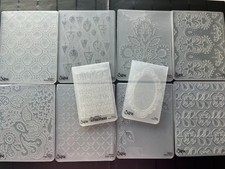 Embossing Folder/Template Bundle x 10 SIZZIX  Cardmaking/Scrapbooking/Craft 3.