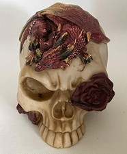 Nemesis Now Rose Flame Skull &