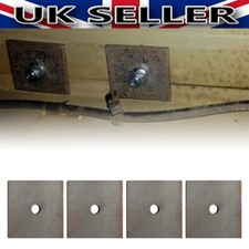 4x Van Seat, Crew Or Camper Conversion Spreader Steel Plates 6mm Thickness