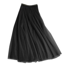 LAST TRUE ANGEL BLACK LAYERED TULLE SKIRT SIZE S (8-12) BNWT