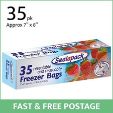 35pk Fridge Freezer Food Bags