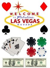 Las Vegas Casino Edible Print