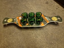 Jagermeister Shot Paddle & 6 Jäger Shot Glasses Brand New, Bar, Man Cave
