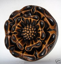 Rose Cartmel Priory Medieval Reproduction Church Carving Oak Foliage Collectable