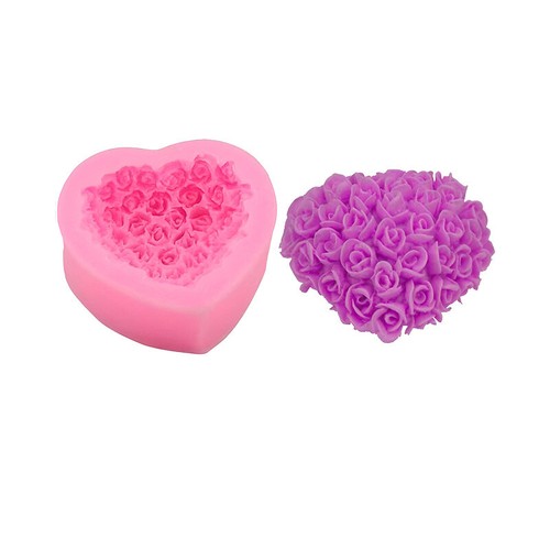 Rose heart mould flower - heart,