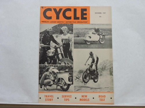 Cycle magazine december 1957 - cycle,