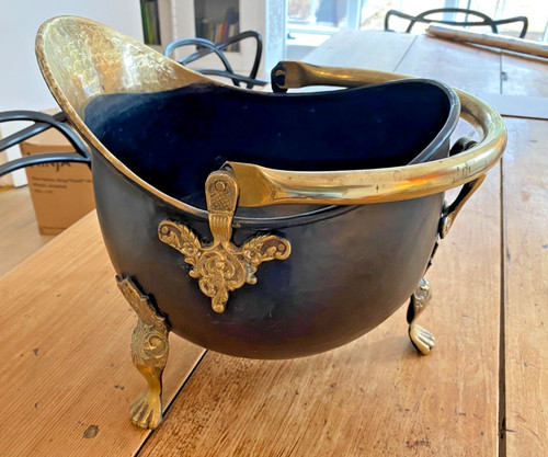 Vintage hand crafted brass - vintage,