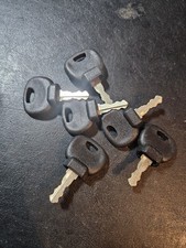 6 x SPARE IGNITION KEY PLANT APPLICATION JCB BOMAG HATZ MANITOU TRACTOR 14607