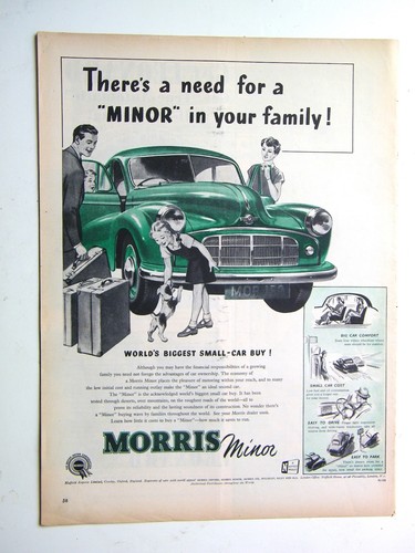 Morris minor print - minor,