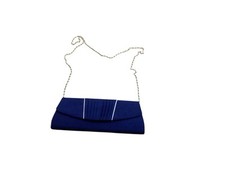 Jacques Vert Navy Beige Fabric bag Ec Away 2.9